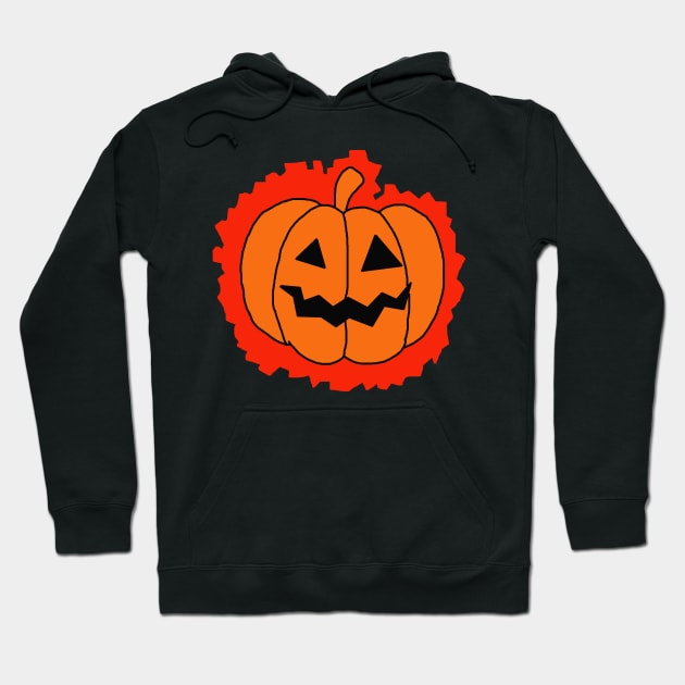 Halloween Pumpkin Hoodie by Shreedigital 